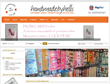 Tablet Screenshot of handmadebyhells.com
